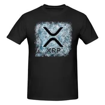 Модная хлопковая одежда с принтом Xrp Ripple For Moon в стиле харадзюку, креативная повседневная мужская хлопковая футболка в стиле ретро с коротким рукавом